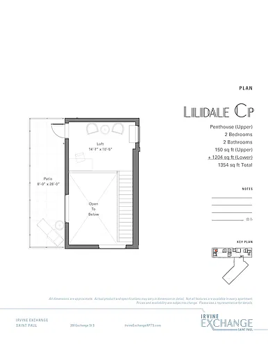 Floor plan Lilidate Cp - Penthouse