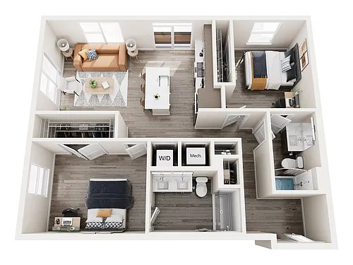Floor plan B3