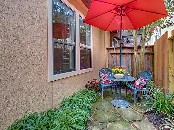 Recently replaced back fence plus sprinkler system provides for low maintenance. The perfect place to start your day with a cup of java or tea or simply relax in the evening soaking up the beauty of the colorful gardens.