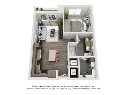 Floor plan A11B