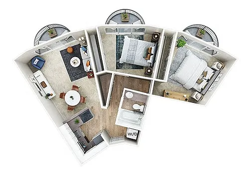 Floor plan 2X1