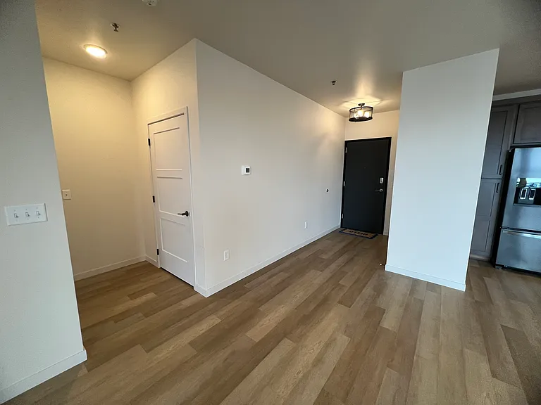 Entry Kitchen Living