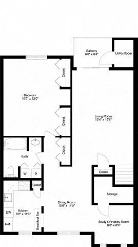 Floor plan The Belmont