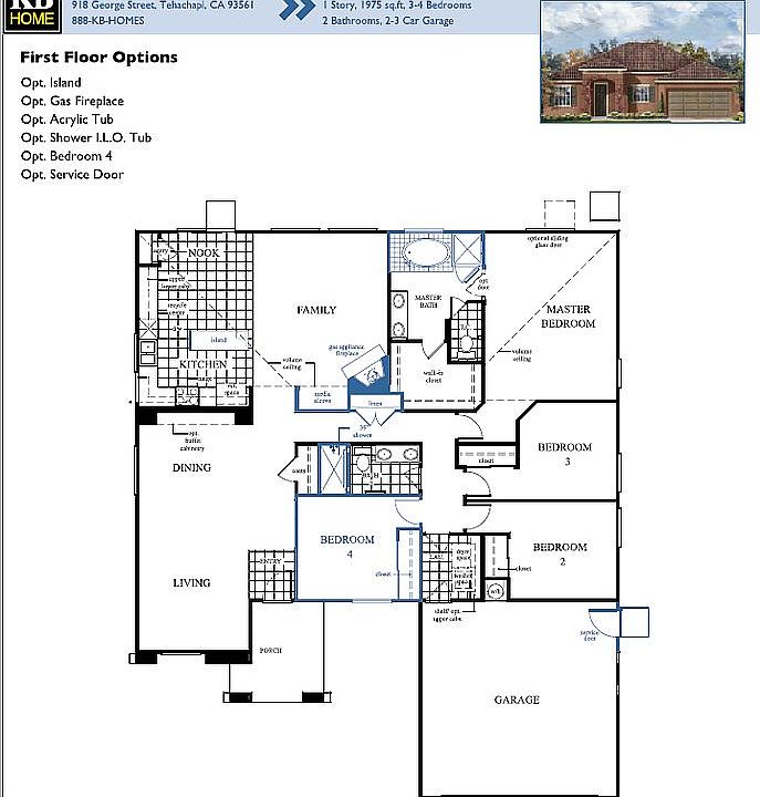 Floor Plan with Options