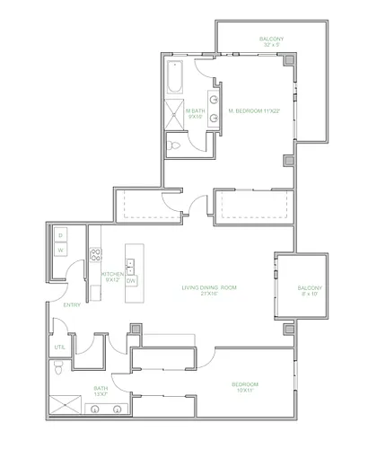 Floor plan 2X25G