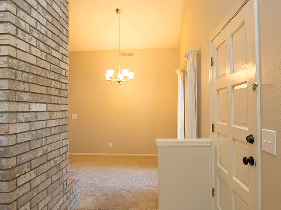 Brick accents inside home
