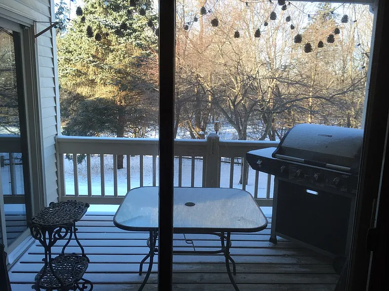 deck/balcony, main level off living room