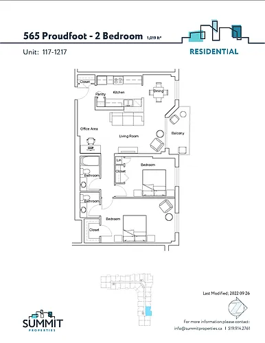 Floor plan 2A - 217