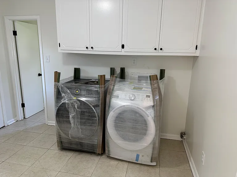 New washer and dryer