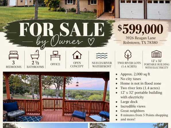 3926 Reagan Cir, Robstown, TX 78380