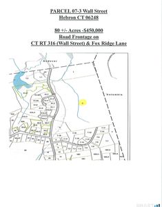 Parcel 07-3 Wall Street, Hebron, CT, 06248