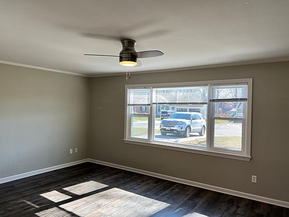 Tons of light through front windows of living room