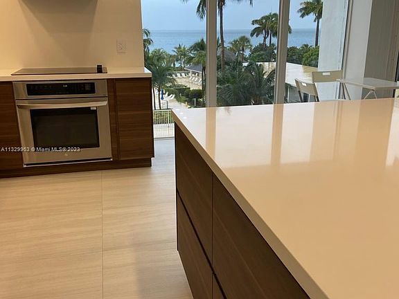 kitchen and view