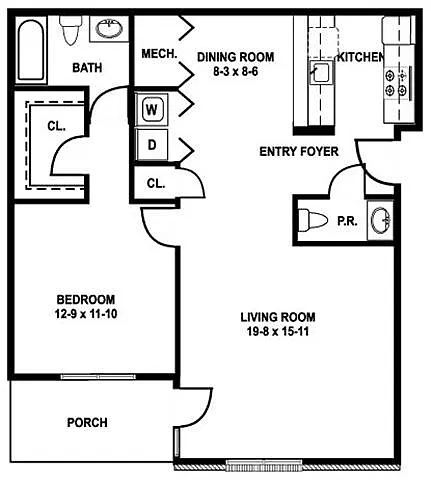 Floor plan The Laurel