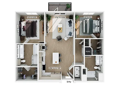 Floor plan B2