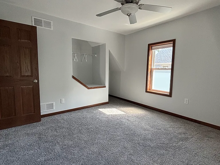 Upstairs 2nd bedroom is 12'x12'
