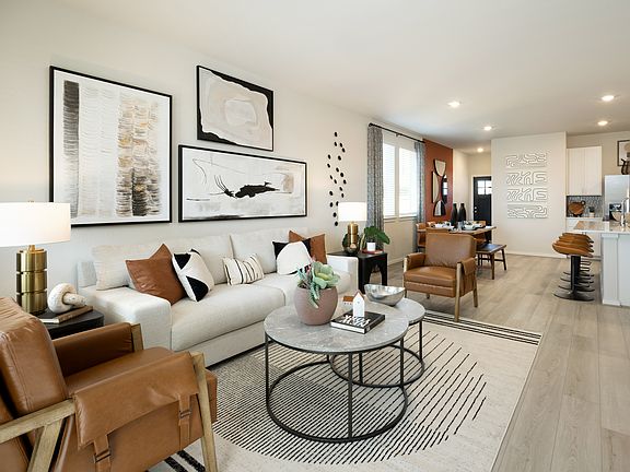 Granger Pointe Glacier Living Room