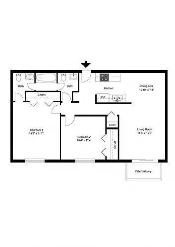 Floor plan 2A