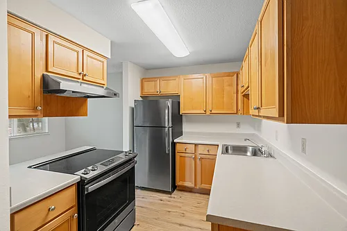 Floor plan Two Bedroom One Bath Deluxe