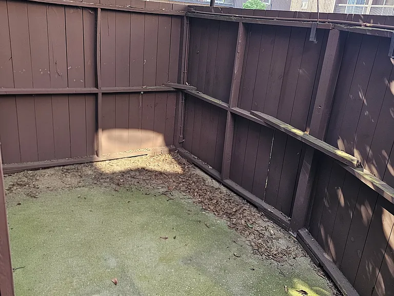 Side Patio off Kitchen