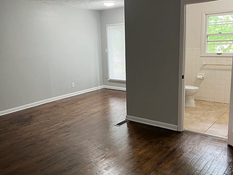 Upstairs bedroom with private bathroom