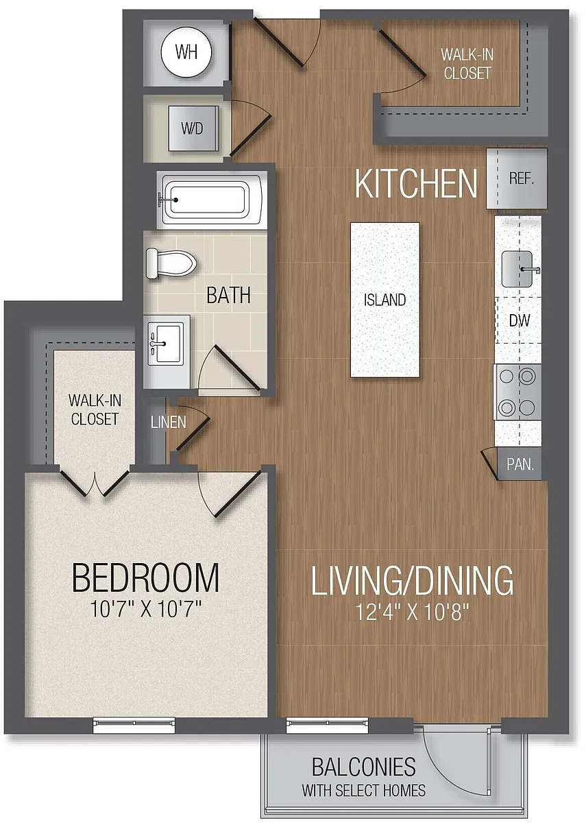 Floor plan B1C