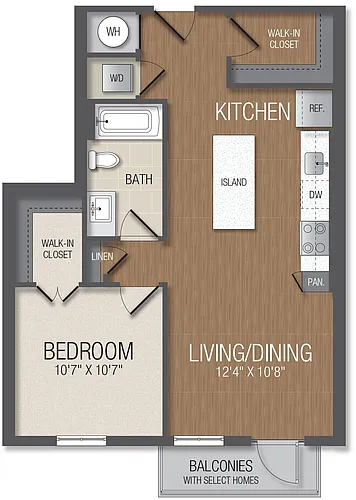 Floor plan B1C