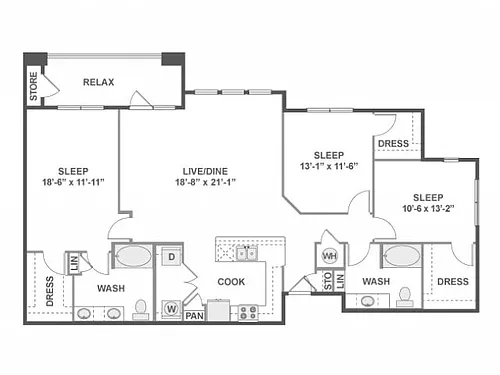 Floor plan D7