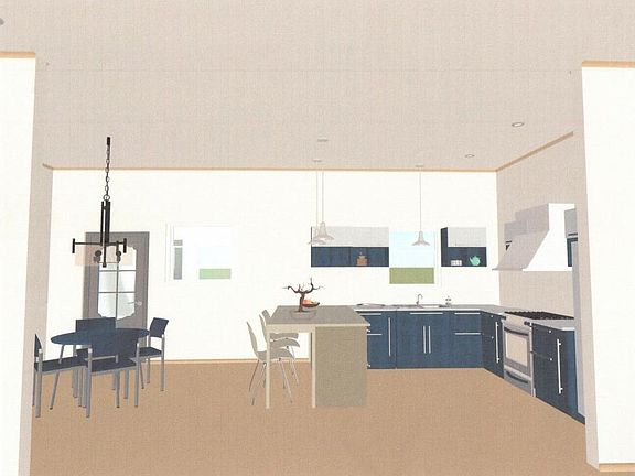 View of kitchen design