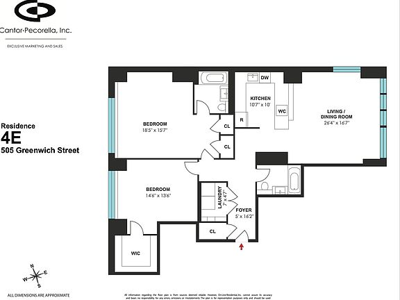 2nd image of 505 Greenwich St APT 4E