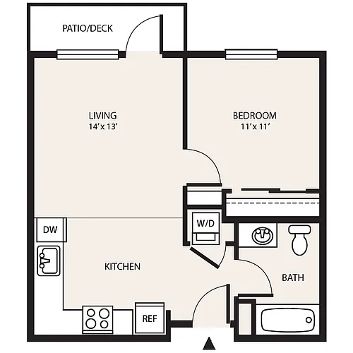 Floor plan Lakeland A2A