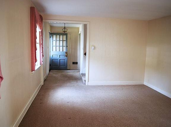 Living room looking toward the foyer.