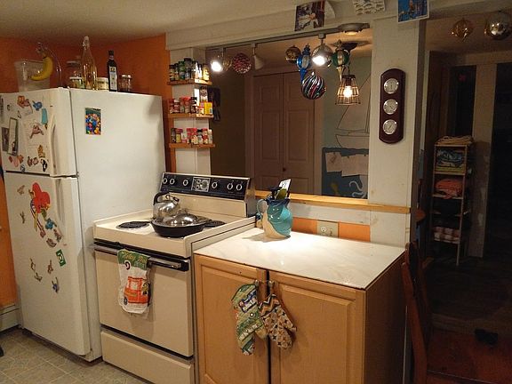 Opened up kitchen/dining