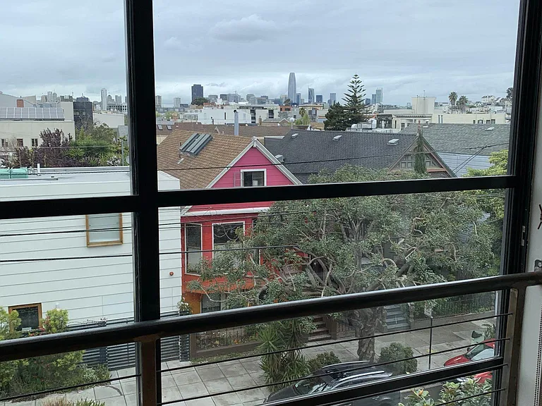 View to the North from LivingRoom's wall to ceiling 20+ ft windows.