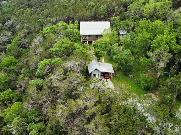 Arial view of house with carport