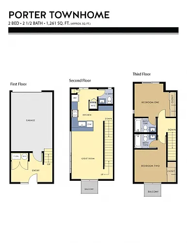 Floor plan 2X2.5 Porter