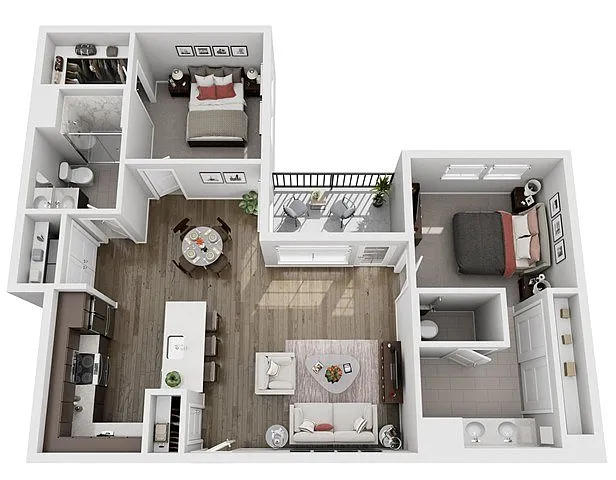 Floor plan 2B