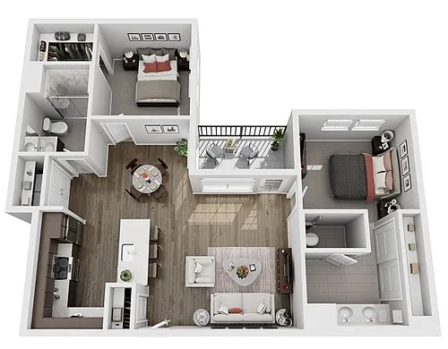 Floor plan 2B