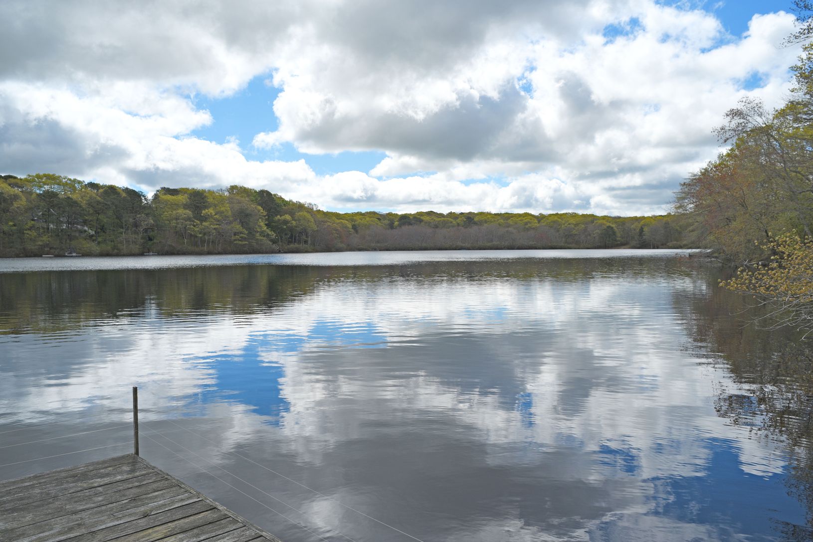  Clouds Reflecting on Pond