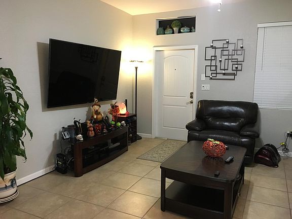 Living room facing door