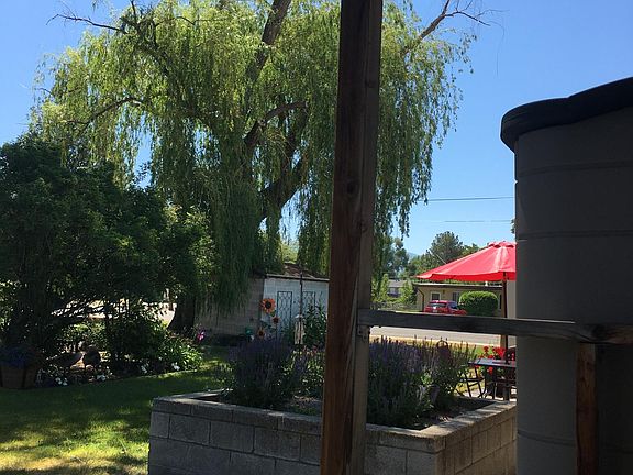 View from porch toward street