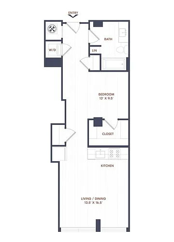 Floor plan Studio-S08
