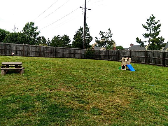 Privacy Fenced Back Yard
