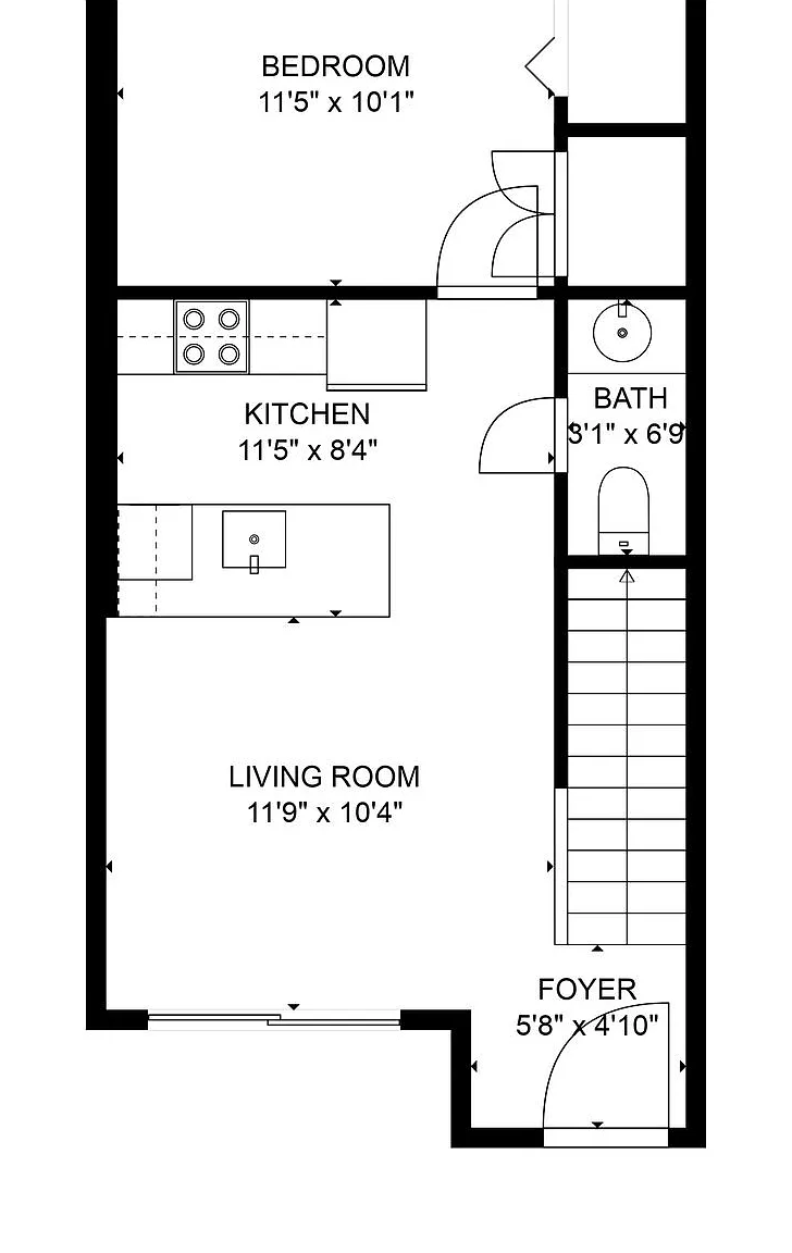 3 Bedroom/2.5 Bathroom only 1/2 Mile from IU Stadium — Photo 3