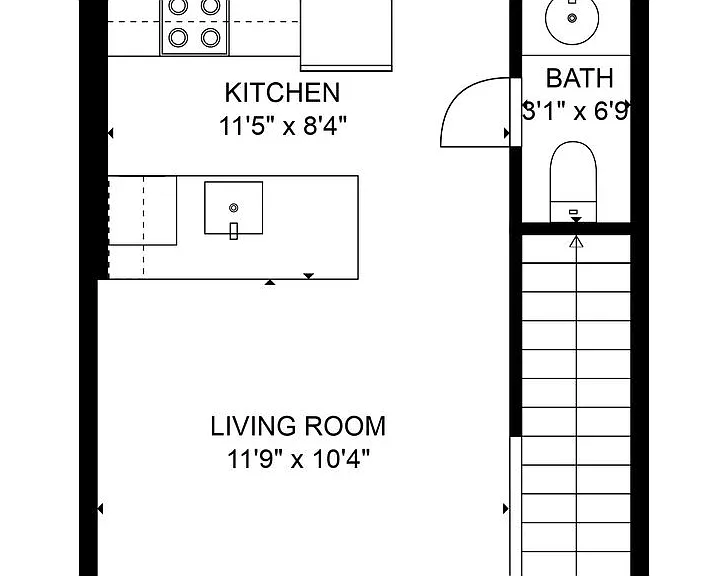 3 Bedroom/2.5 Bathroom only 1/2 Mile from IU Stadium — Photo 3