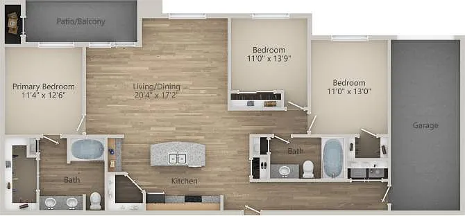 Floor plan Tuscany A