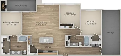 Floor plan Tuscany A