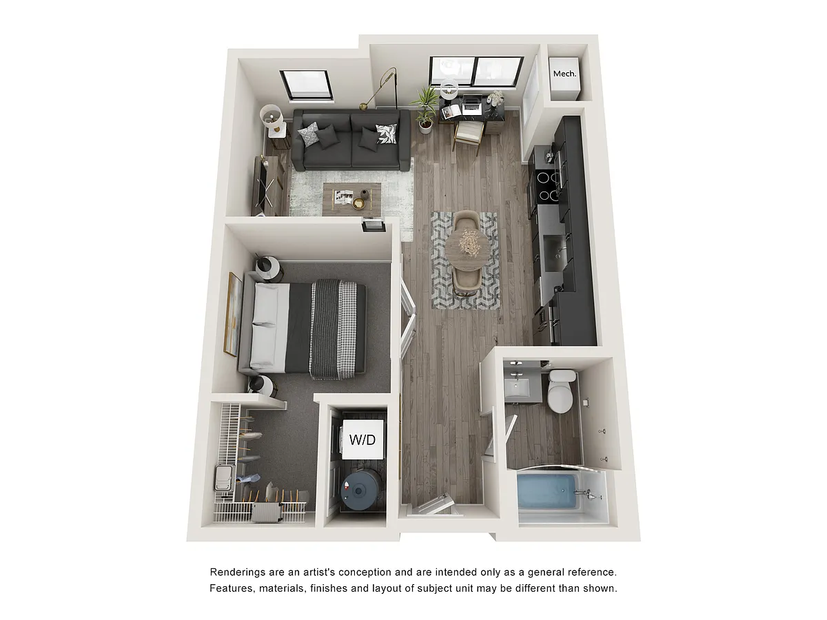 Floor plan Studio+
