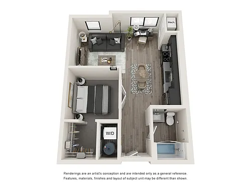 Floor plan Studio+