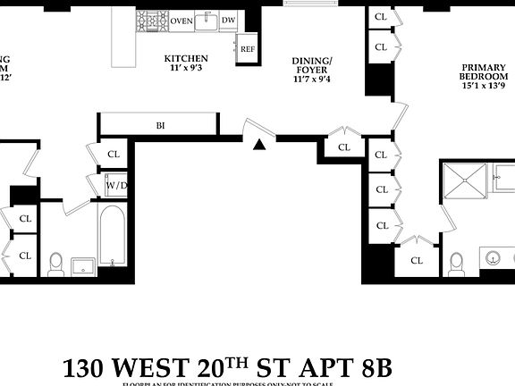 2nd image of 130 W 20th St APT 8B